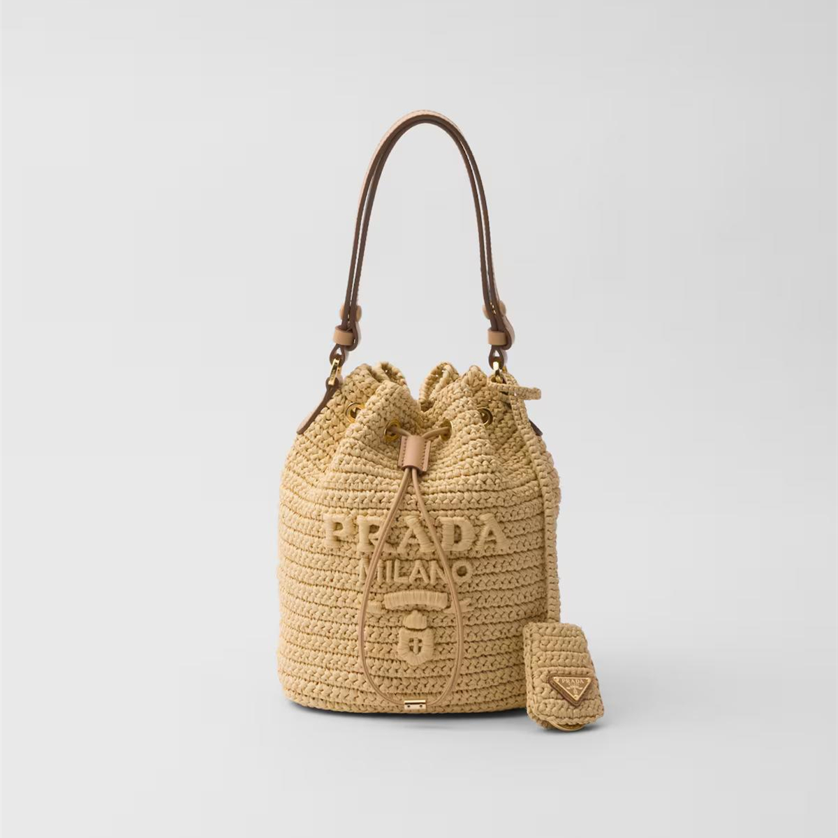 今人気！【PRADA】ミニバケット ショルダーバッグ