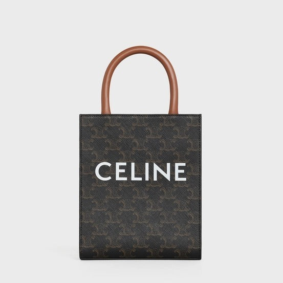 【CELINE】ミニトートバッグ ショルダー トリオンフ  ブラック