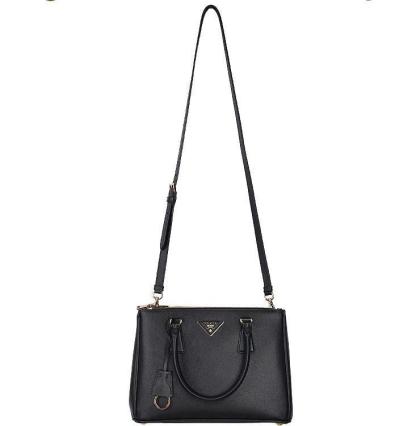 【PRADA】レザーミディアムバッグ