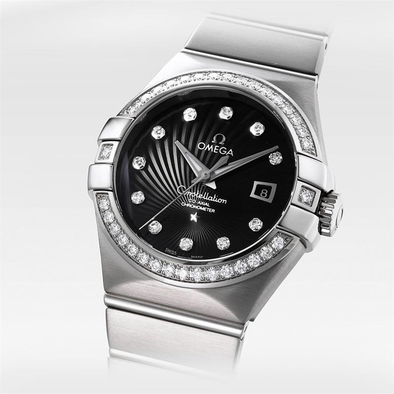 【OMEGA】オメガ 自動巻 レディース 腕時計 123.55.31.20.51.001