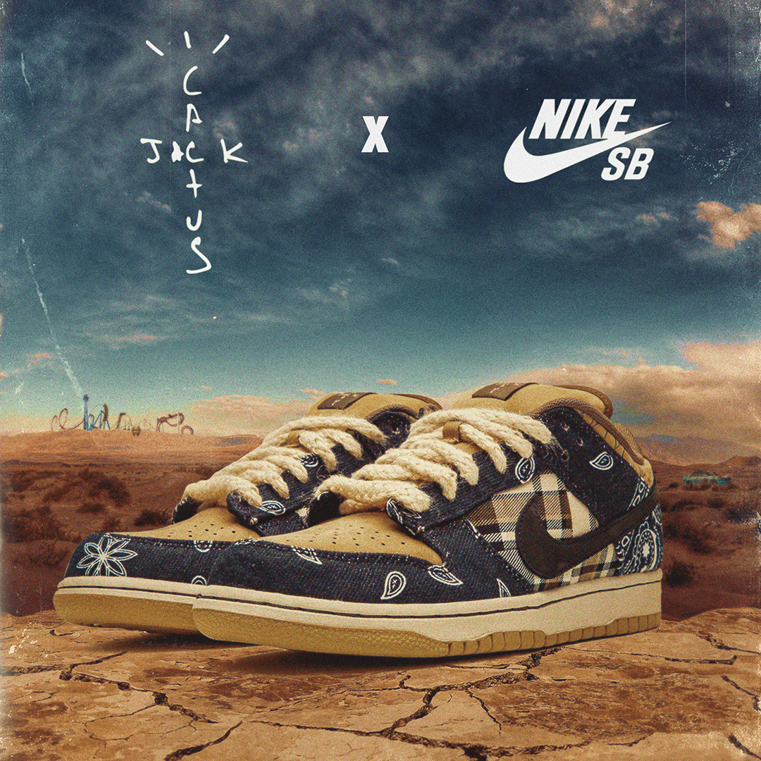 Travis Scott x Nike SB Dunk Low “Cactus Jack”