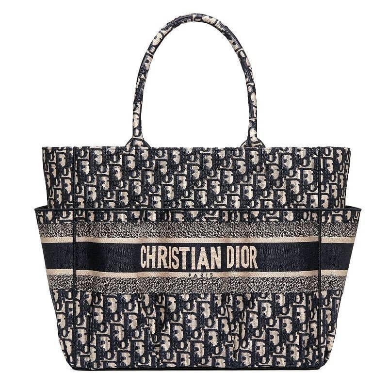 【DIOR】 今話題の新作★OBLIQUE ブルーキャンバスキャサリントート