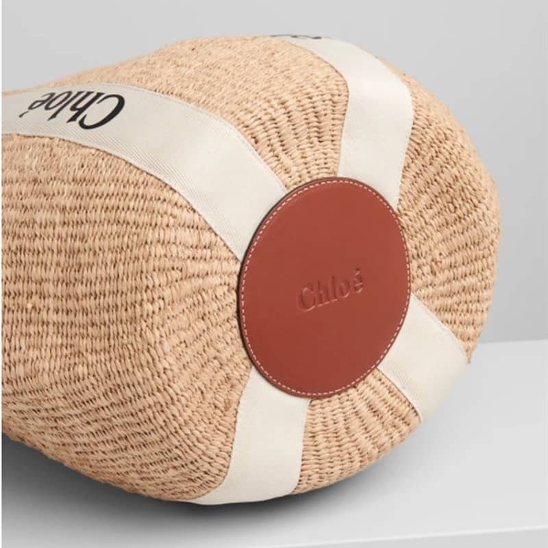 【CHLOE】「WOODY」ラフィア かごバッグ