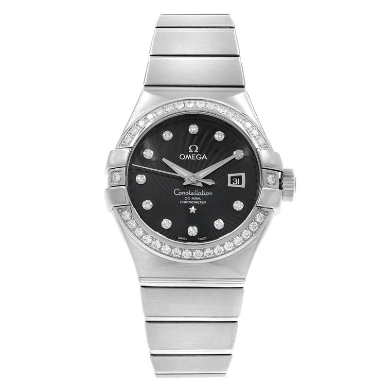 【OMEGA】オメガ 自動巻 レディース 腕時計 123.55.31.20.51.001