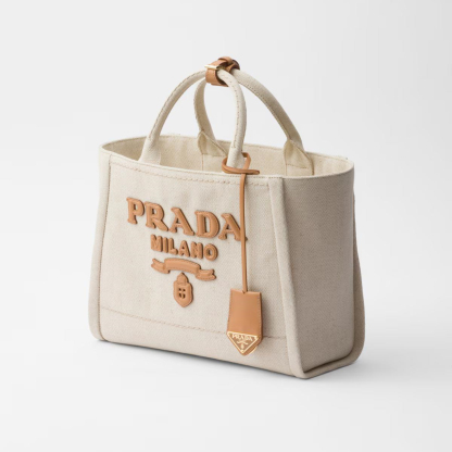 【PRADA】春夏♪オシャレトート♢Large linen blend tote