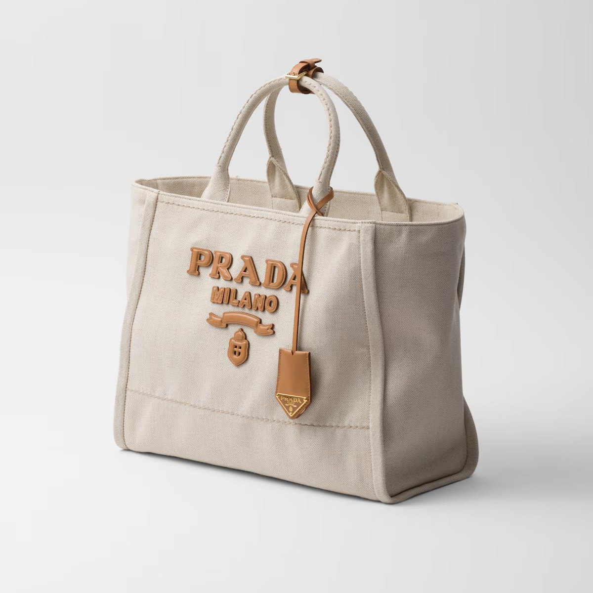 【PRADA】春夏♪オシャレトート♢Large linen blend tote