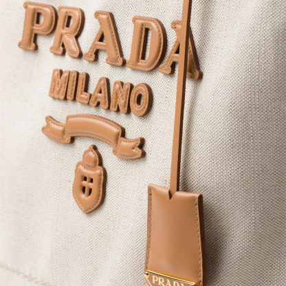 【PRADA】春夏♪オシャレトート♢Large linen blend tote