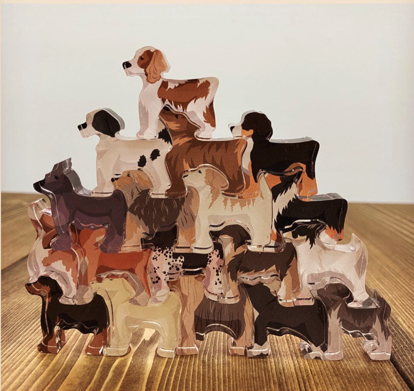 【ポップアップ限定】Acrylic Art Puzzle 『Dogs 』- アクリル犬型パズル- 