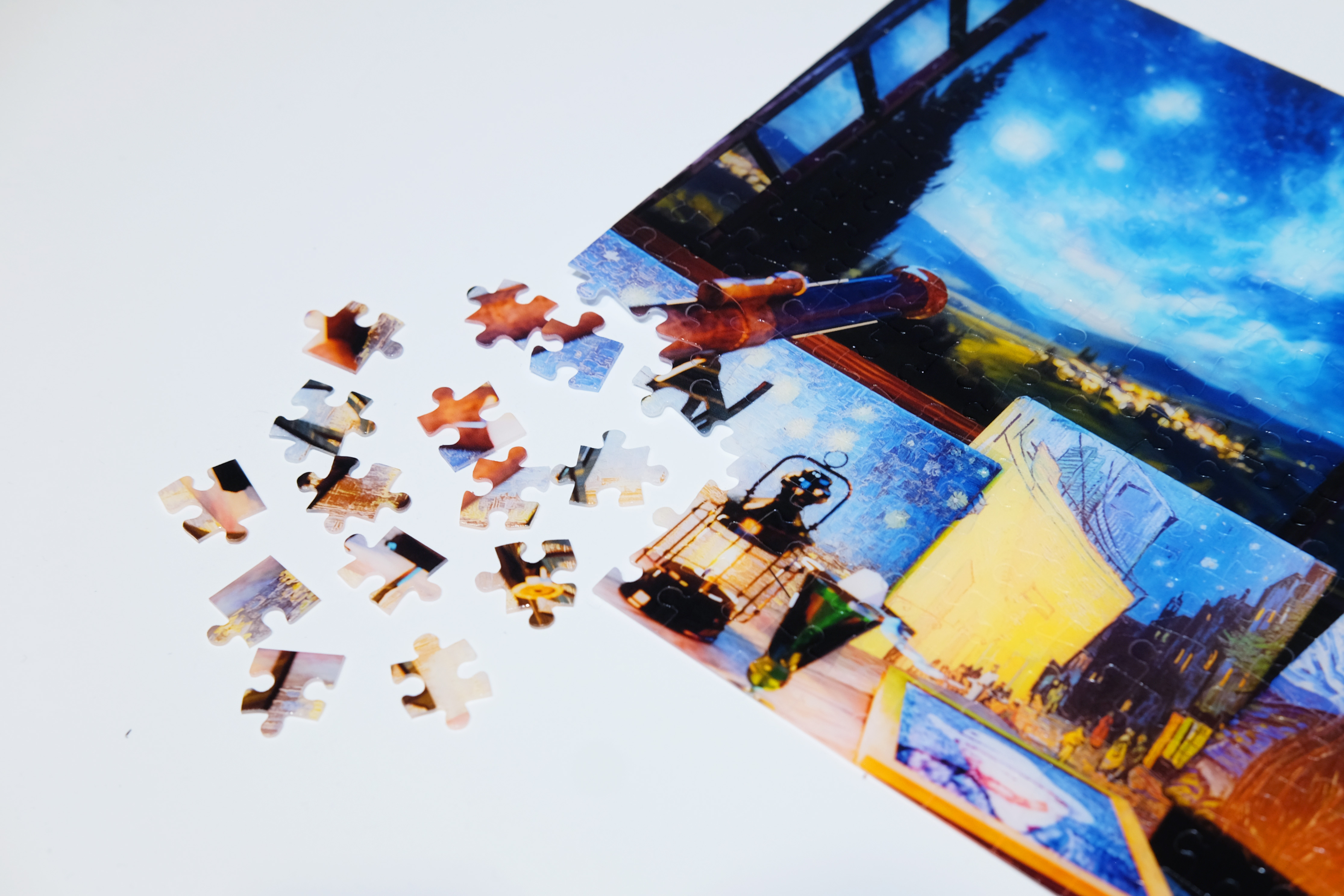 Puzzlock266 Clear |  –落とされた絵画の欠片– 『フィンセント・ウィレム・ファン・ゴッホ 〈夜〉』