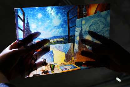 Puzzlock266 Clear |  –落とされた絵画の欠片– 『フィンセント・ウィレム・ファン・ゴッホ 〈夜〉』