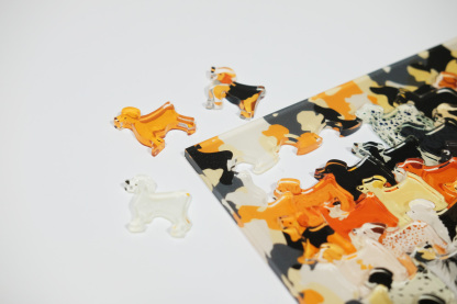 【3月11日~3月17日 Meetz STORE 新宿店 ポップアップ限定】Acrylic Art Puzzle 『Dogs』- アクリル犬型パズル- 