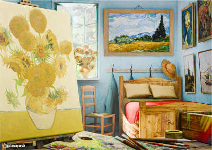 Puzzlock266 Bio White |  –落とされた絵画の欠片– 『フィンセント・ウィレム・ファン・ゴッホ』