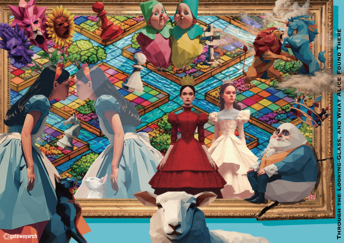 Puzzlock266 Clear | –月夜のおとぎ話–『鏡の国のアリス』