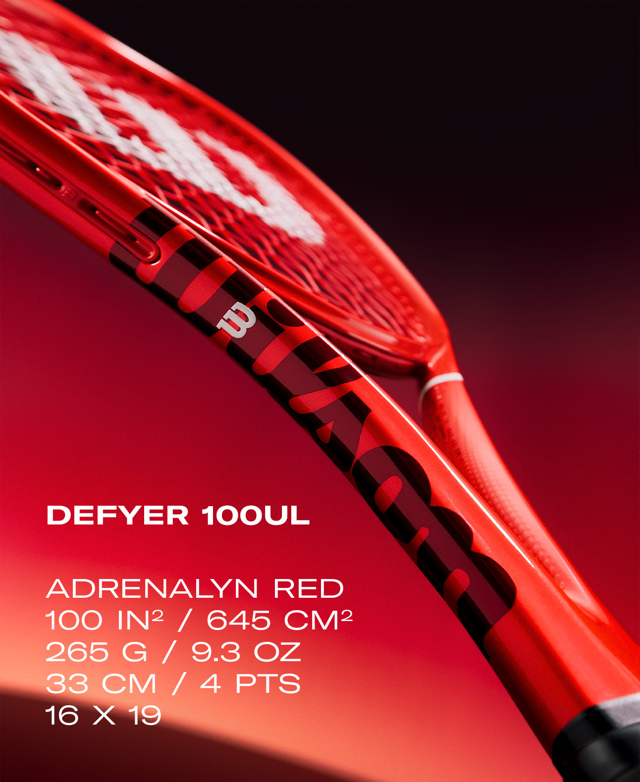 Wilson DEFYER 100UL V1 Tennis Racket (Unstrung)