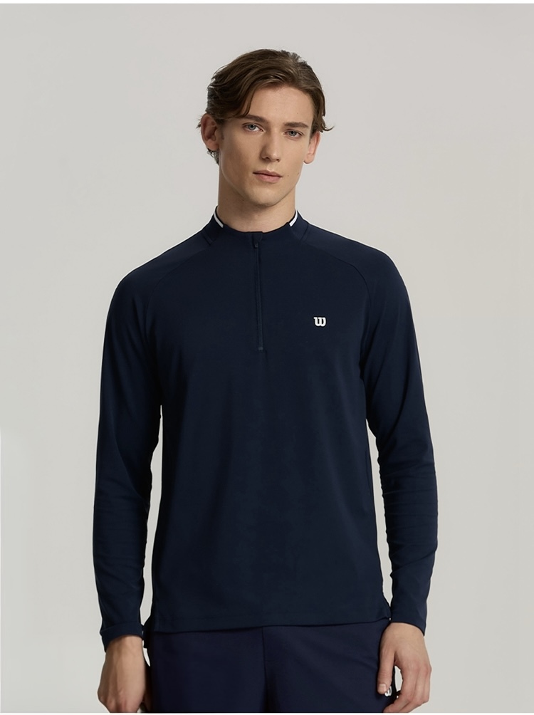 Wilson Alley Half-Zip Long Sleeve Tee