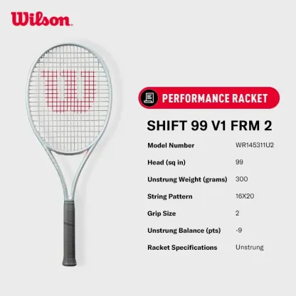 Wilson Shift 99 V1 Tennis Racket (Unstrung)