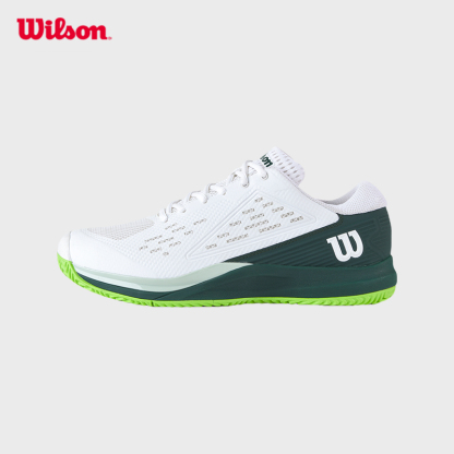 WILSON RUSH PRO ACE Men's Tennis Shoe (White/Ponderosa/Jasmine Green) - WRS331900