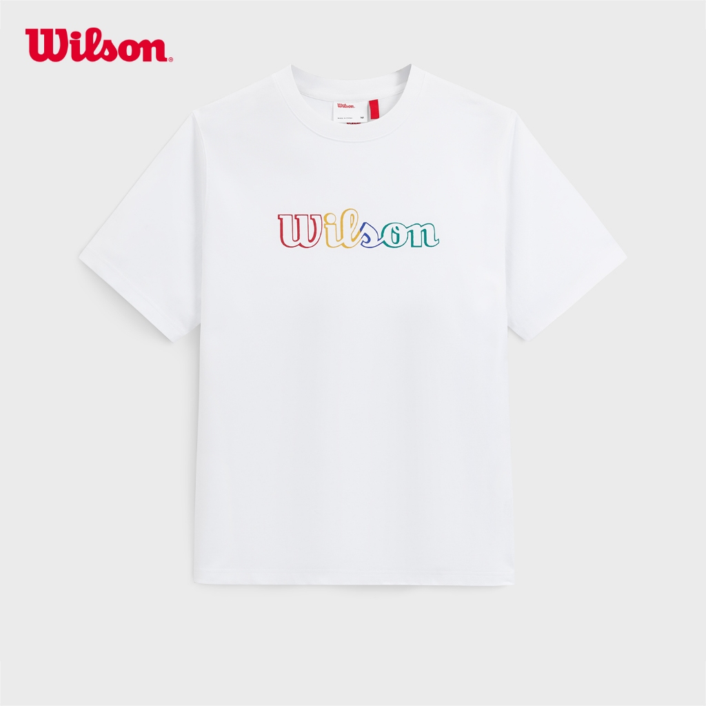 Wilson Men Courtview Graphic Tee Bright White WM20104532