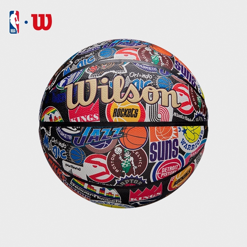 WILSON NBA All Team Retro Basketball (Size 7) - WZ4028501XB