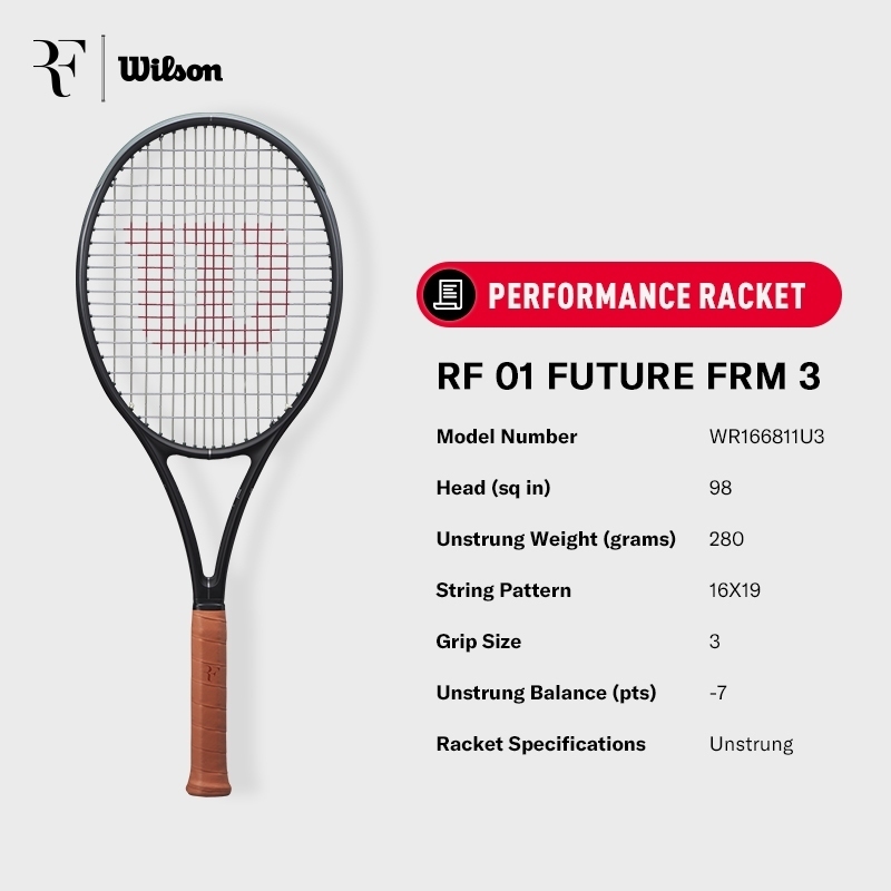 Wilson RF 01 Future Tennis Racket (Unstrung)