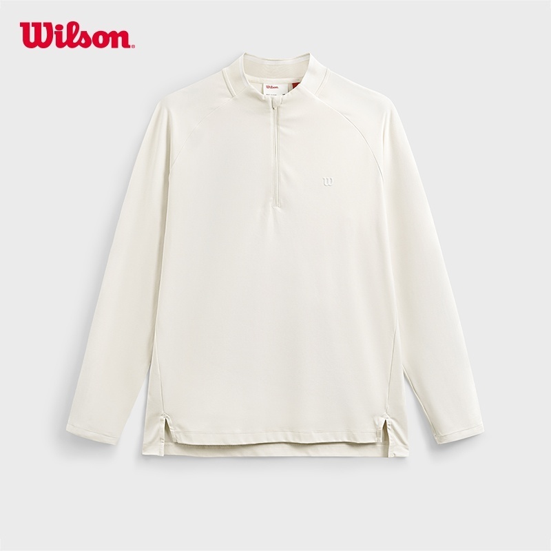 Wilson Men Alley Half-Zip LS Tee