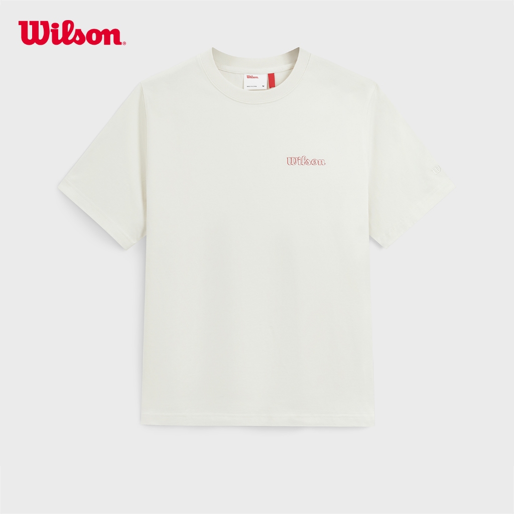 Wilson Men Courtview Graphic Tee Bright White WM20104532