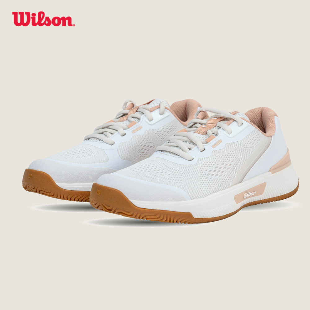 Wilson Women Intrigue Pro All Court Tennis Shoe White/Cameo WRS338310