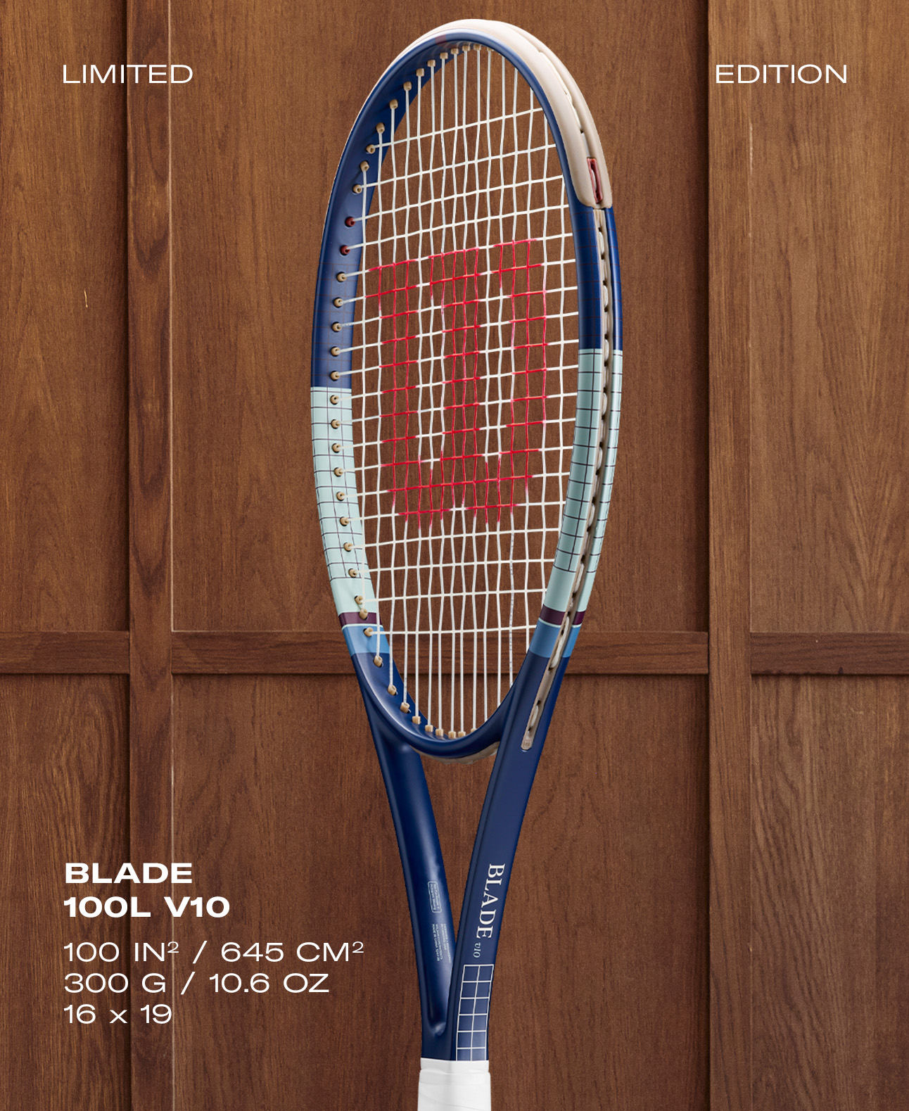 Wilson Blade 100L V10 Fall Layers Tennis Racket (Unstrung)