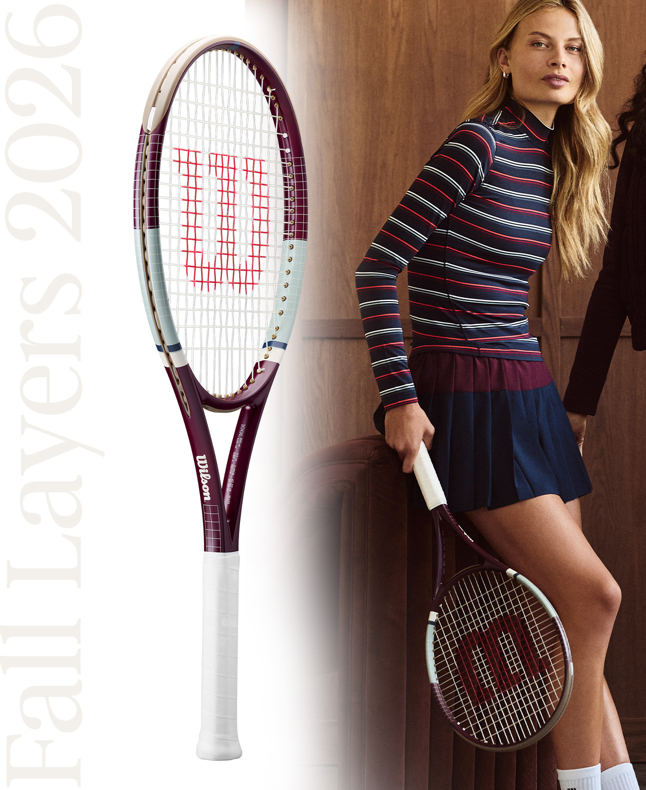 Wilson Ultra 100L V5 Fall Layers Tennis Racket (Unstrung)