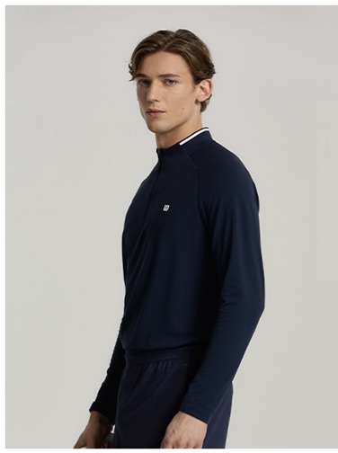 Wilson Men's Alley Half-Zip LS Tee