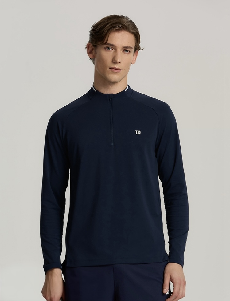 Wilson Men's Alley Half-Zip LS Tee