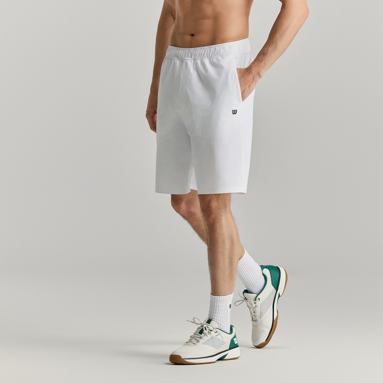 Wilson Men's Daily Woven Short 9" In - White