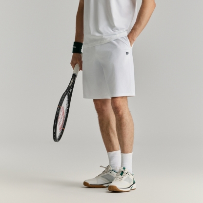 Wilson Men's Daily Woven Short 9" In - White