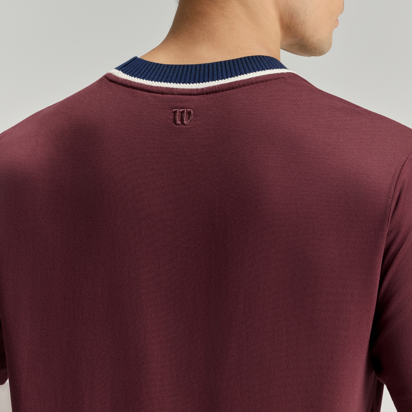 Wilson Men KNIT COLLAR TEE RD