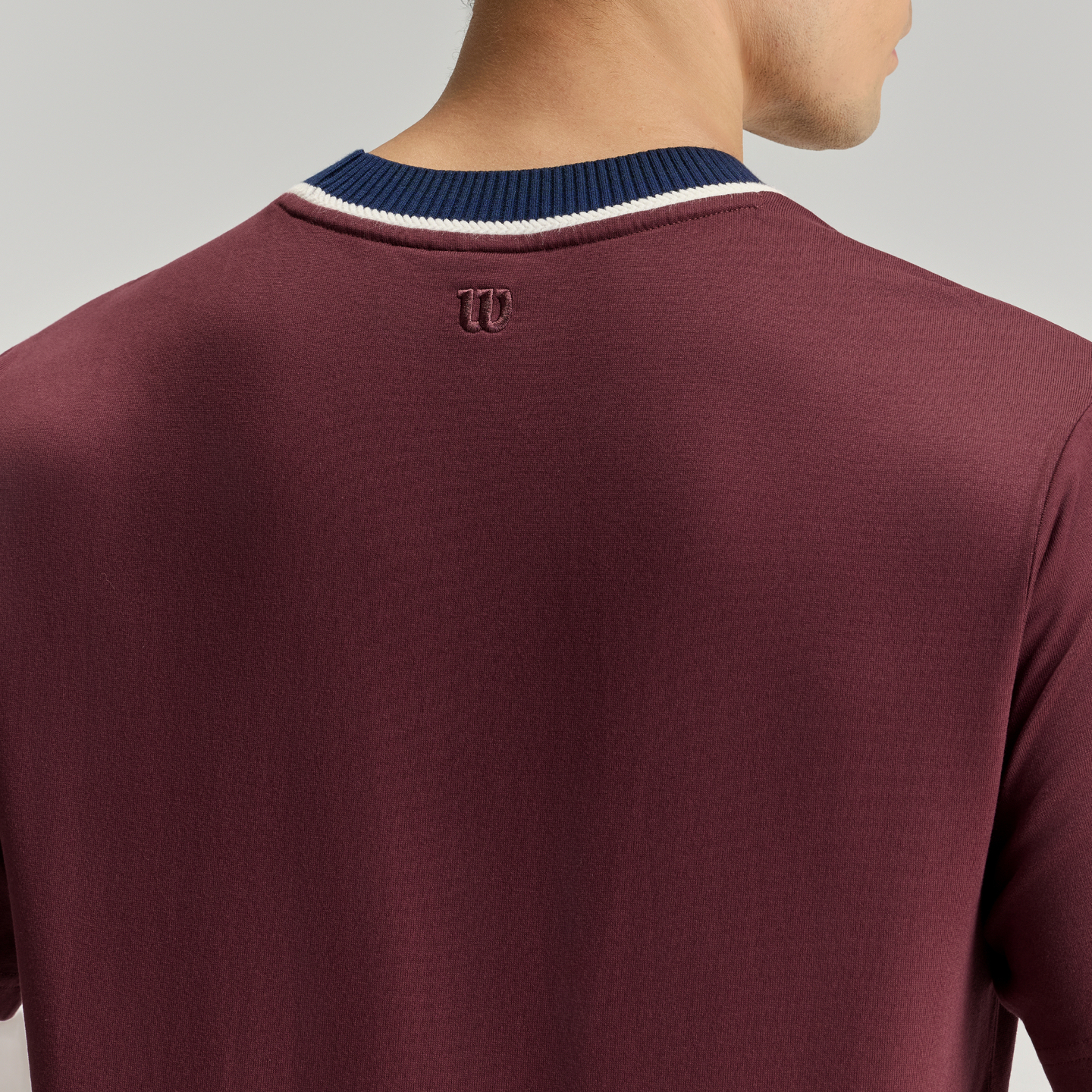 Wilson Men KNIT COLLAR TEE RD