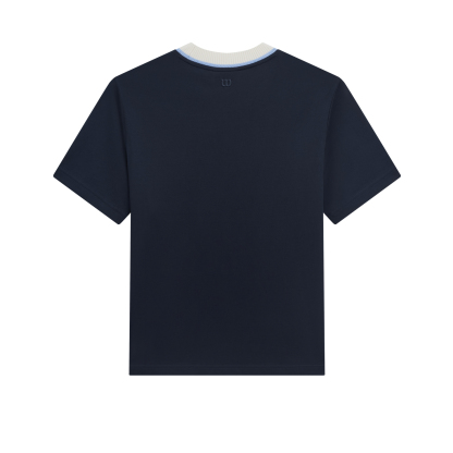 Wilson Men KNIT COLLAR TEE BL