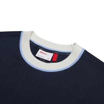 Wilson Men KNIT COLLAR TEE BL