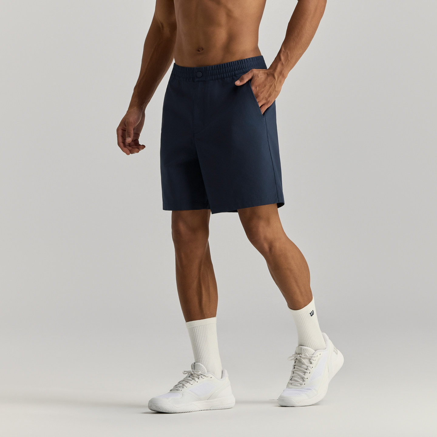 Wilson Men CLUBHOUSE TECH SHORT 7IN BL