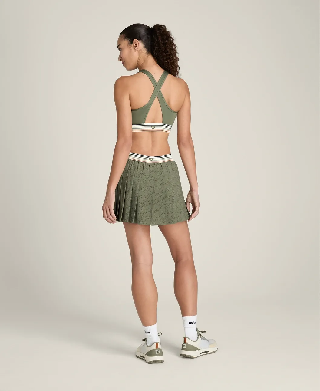 Wilson Split Pleat Skirt