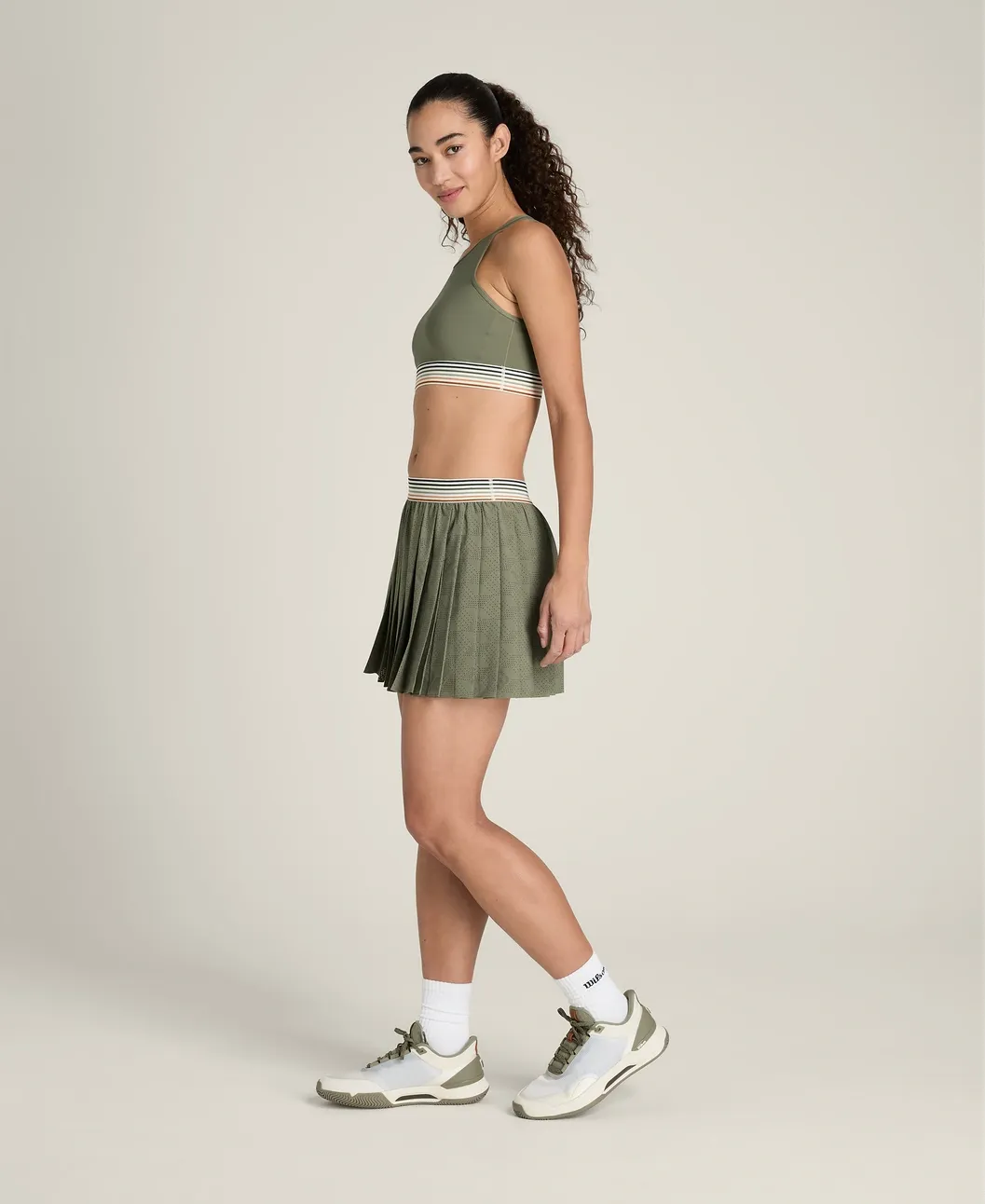 Wilson Split Pleat Skirt