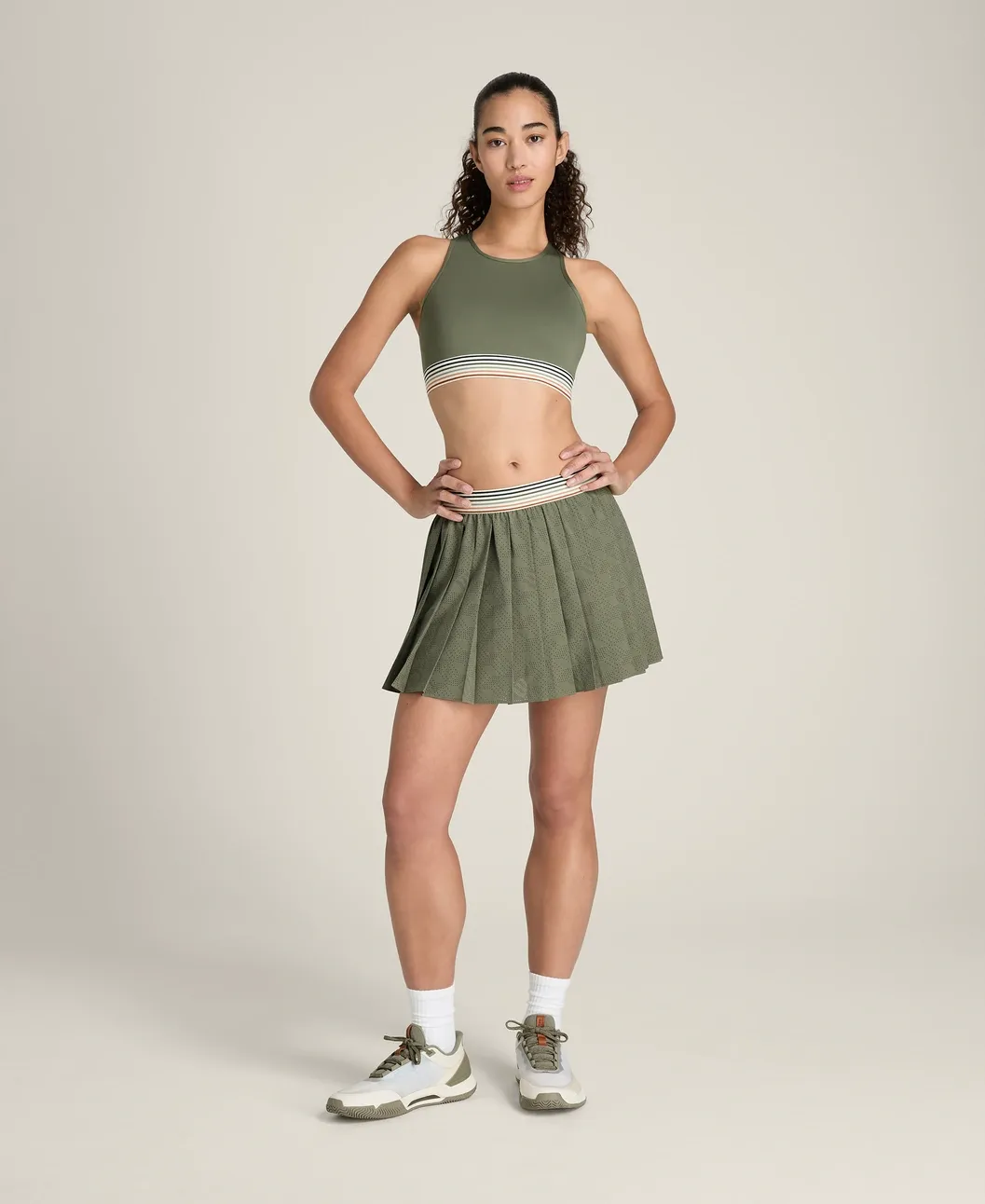 Wilson Split Pleat Skirt