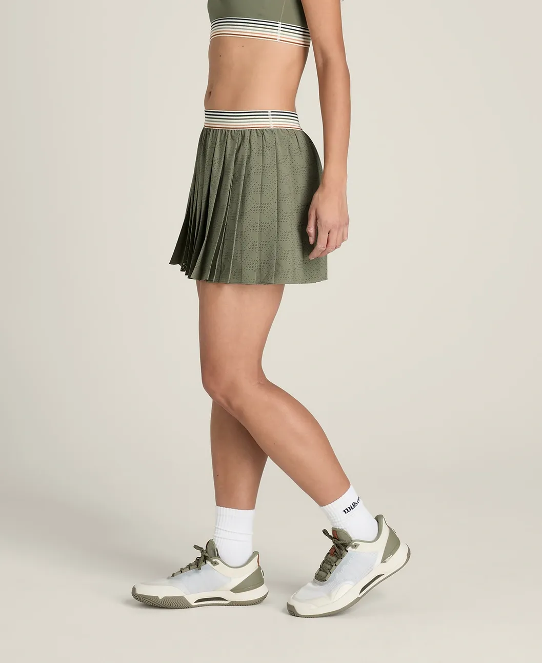 Wilson Split Pleat Skirt