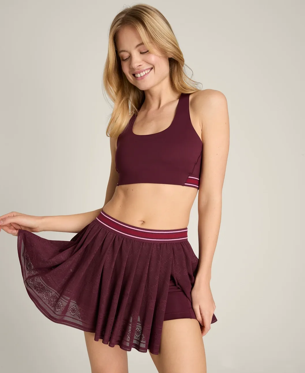 Wilson Split Pleat Skirt