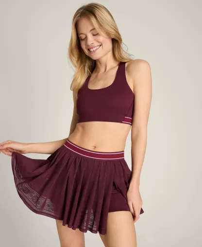 Wilson Split Pleat Skirt