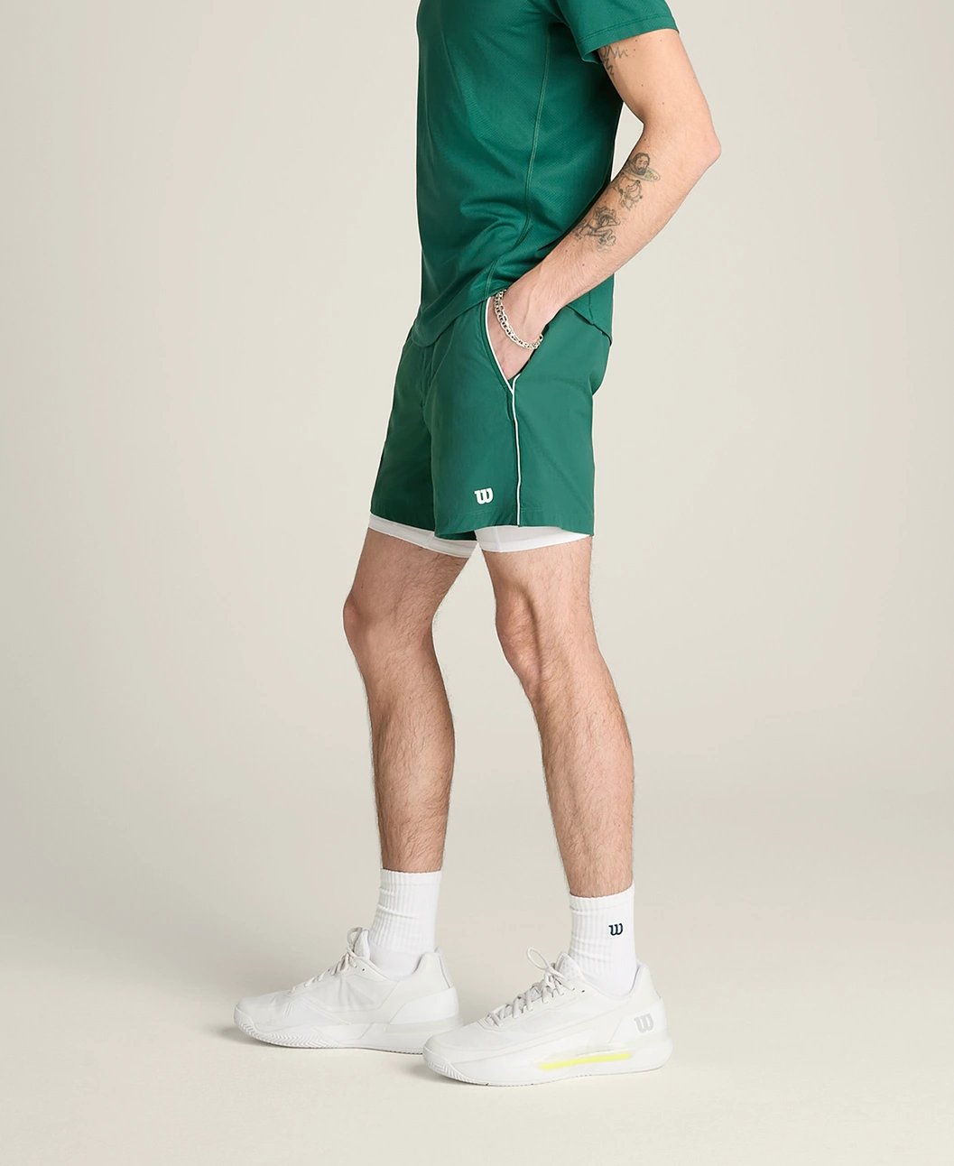 M TENNIS VOLLEY SHORT 6IN