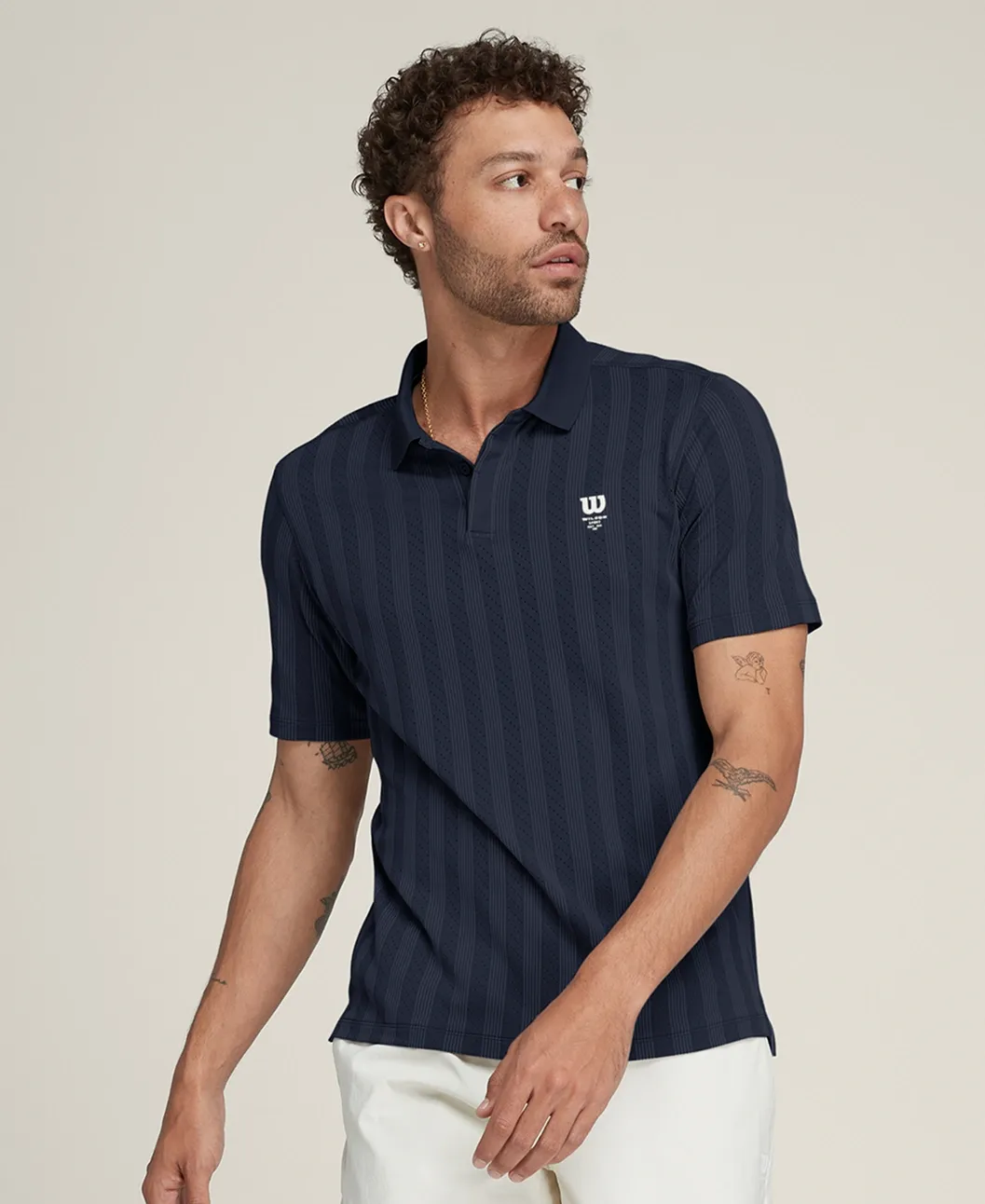 Wilson Men Game Point Seamless Polo