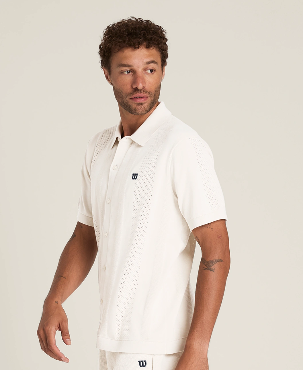 Wilson Lafayette Pique Button Up Polo