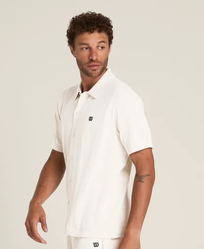 Wilson Lafayette Pique Button Up Polo
