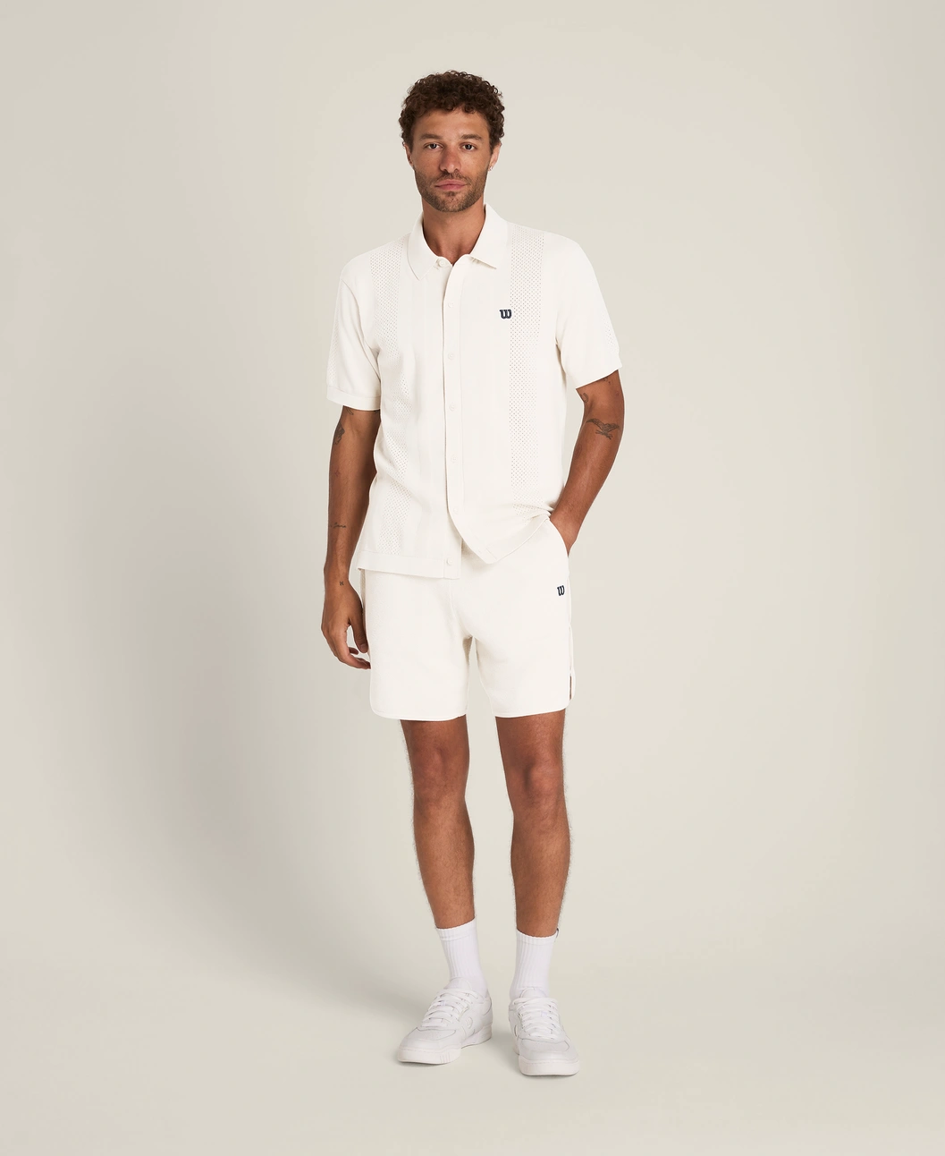 Wilson Lafayette Pique Button Up Polo