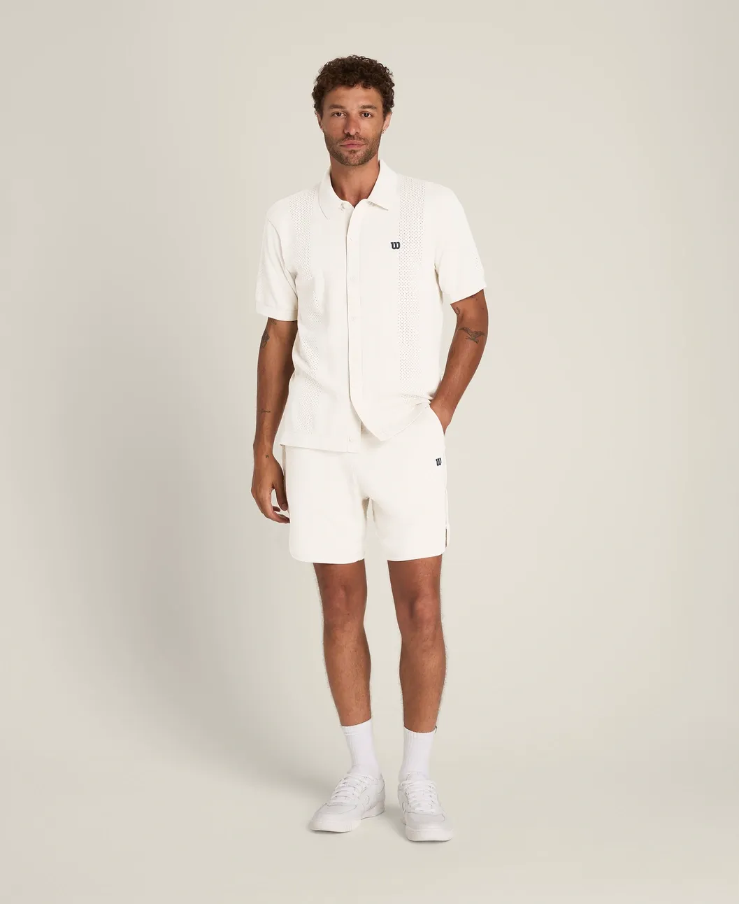 Wilson Lafayette Pique Button Up Polo